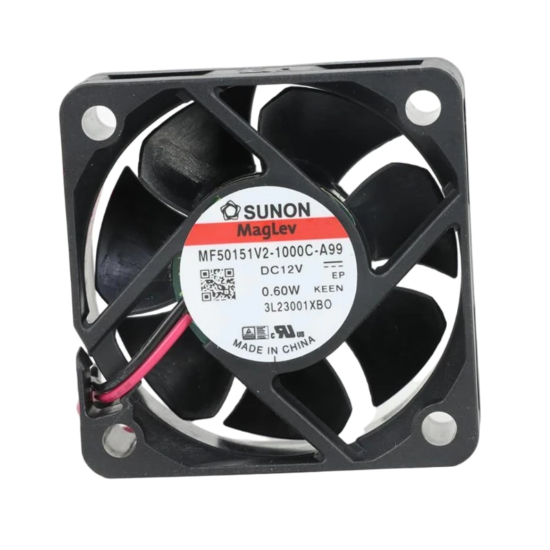 MF50151V2-1000U-A99 | SUNON 12V 0.61W 50x50x15mm 22.1m3/h DC Axial Fan for Telecommunications