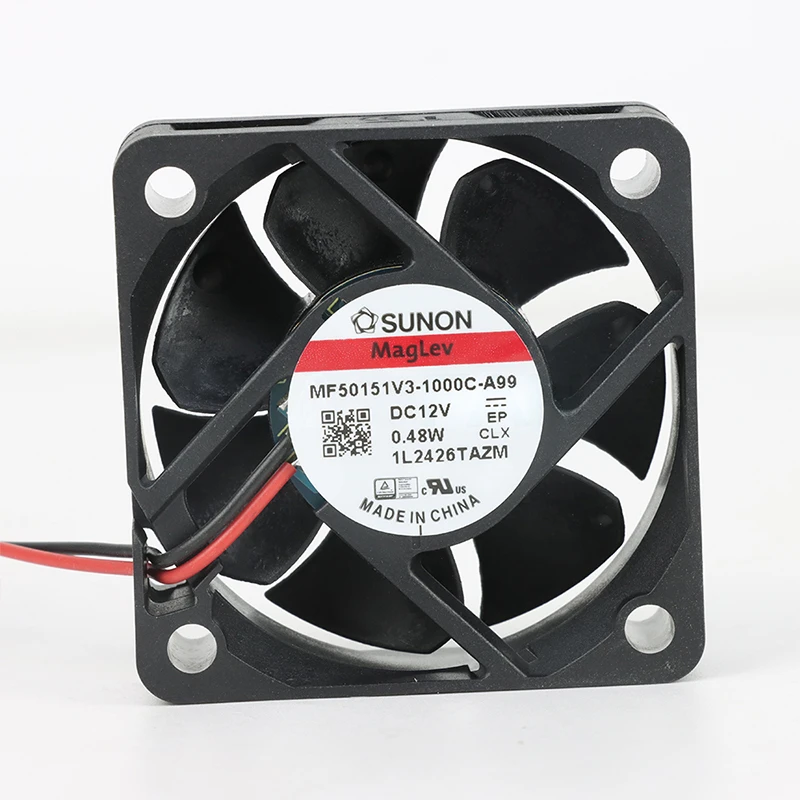 MF50151V3-1000U-A99 | SUNON 12V 0.48W 50x50x15mm 10.2m3/h DC Axial Fan for Telecommunications