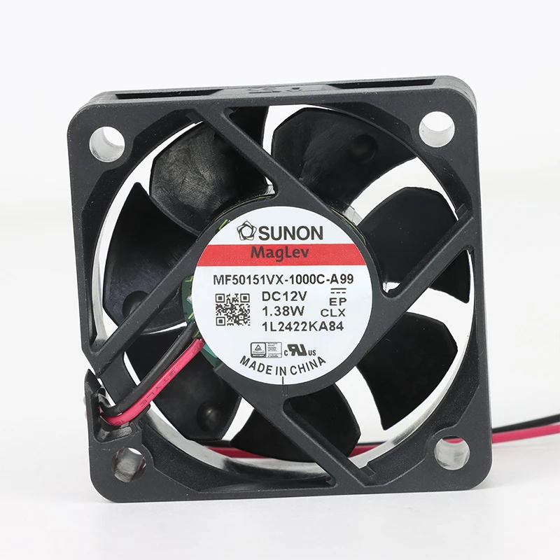 MF50151VX-1000U-A99 | SUNON 12V 1.38W 50x50x15mm 18.6m3/h DC Axial Fan for Telecommunications