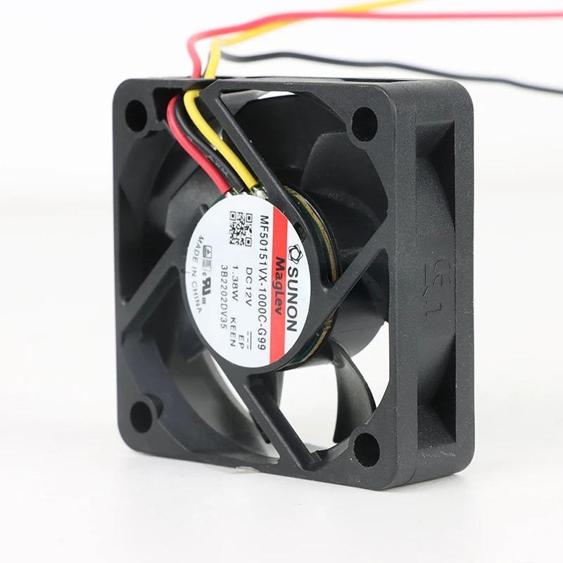 MF50151VX-1000U-G99 | SUNON 12V 1.38W 50x50x15mm 18.6m3/h DC Axial Fan for Telecommunications