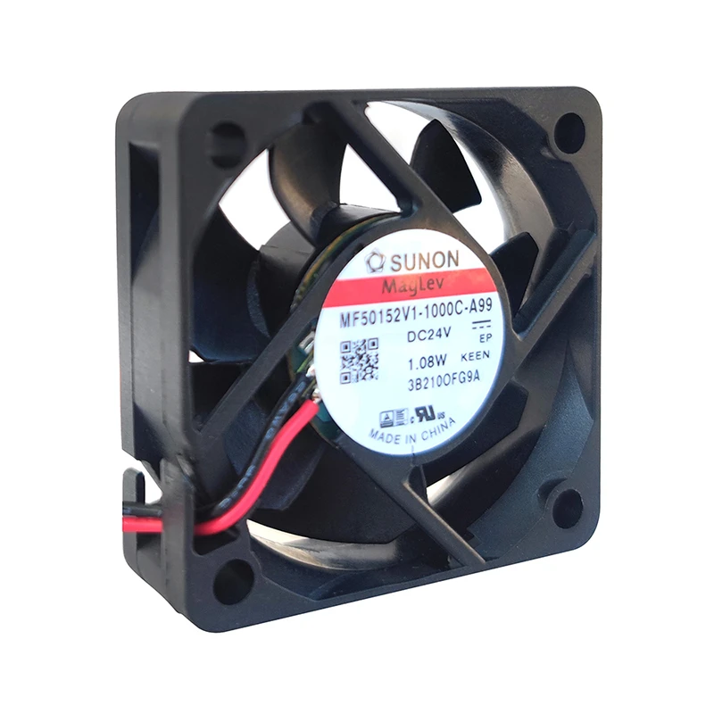 MF50152V1-1000U-A99 | SUNON 24V 1.08W 50x50x15mm 17m3/h DC Axial Fan for Telecommunications