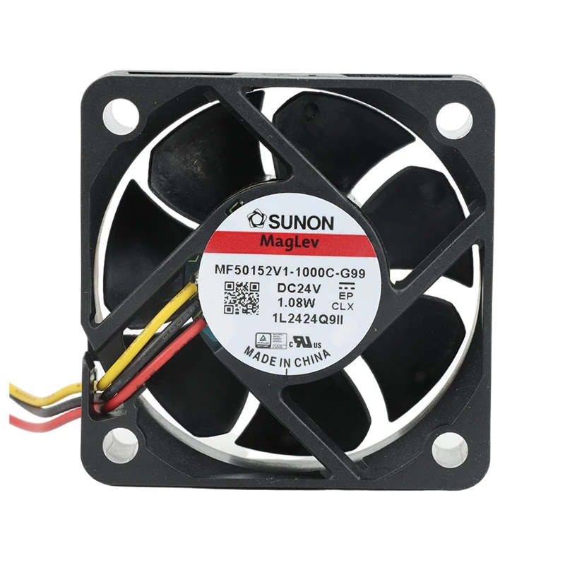 MF50152V1-1000U-G99 | SUNON 24V 1.08W 50x50x15mm 17m3/h DC Axial Fan for Telecommunications