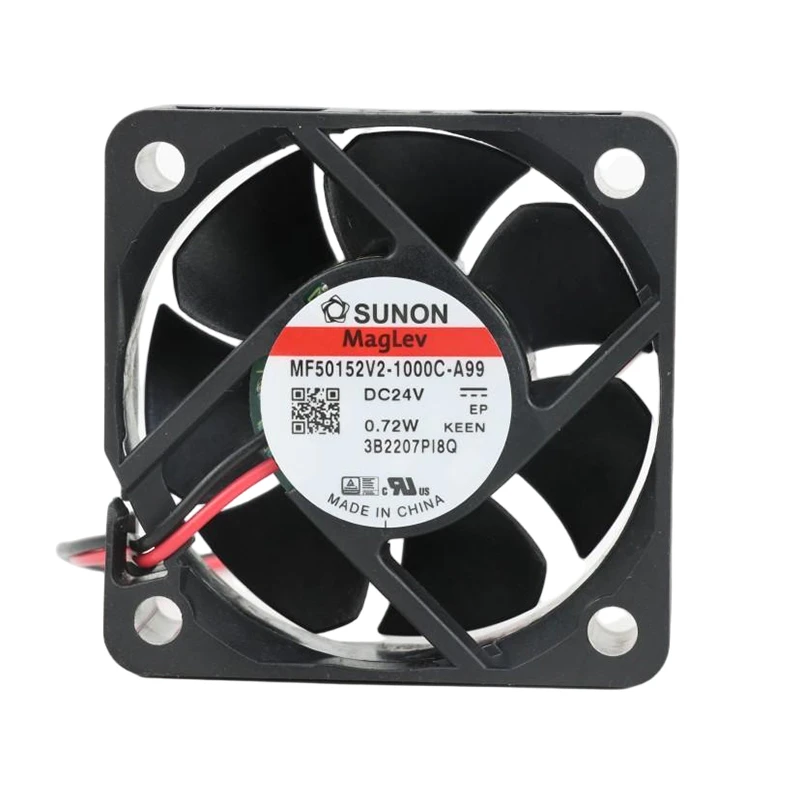 MF50152V2-1000U-A99 | SUNON 24V 0.72W 50x50x15mm 13m3/h DC Axial Fan for Telecommunications