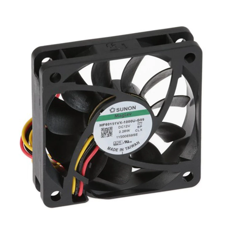MF60151VX-1000U-G99 | SUNON 12V 1.98W 60x60x15mm 5400rpm DC Axial Fan for New Energy