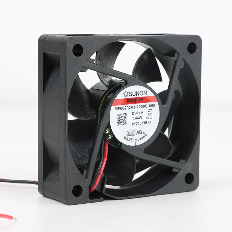 MF60202V1-1000U-A99 | SUNON 24V 1.44W 60x60x20mm 23m3/h DC Axial Fan for Telecommunications