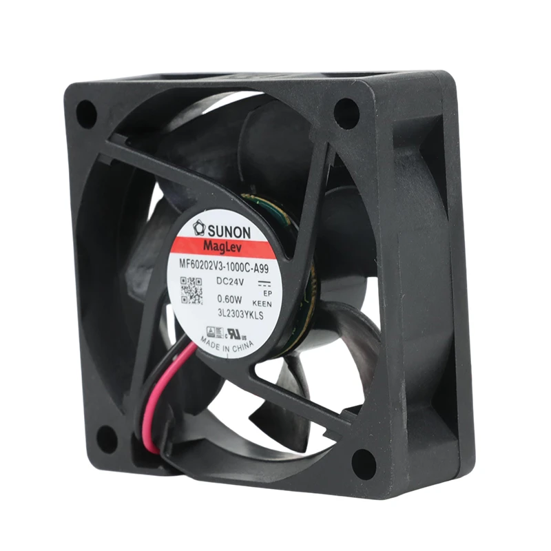 MF60202V3-1000U-A99 | SUNON 24V 0.6W 60x60x20mm 28.05m3/h DC Axial Fan for Telecommunications