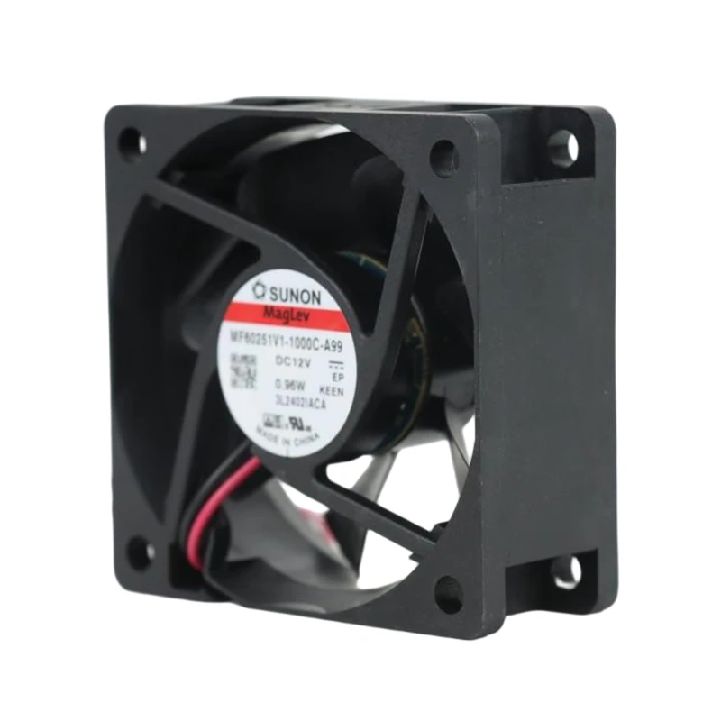MF60251V1-1000U-A99 | SUNON 12V 0.96W 60x60x25mm 23.5m3/h DC Axial Fan for Telecommunications