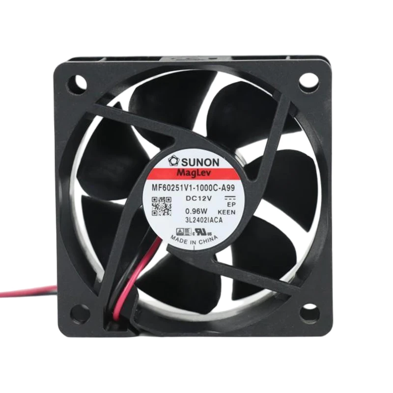 MF60251V1-1000U-A99 | SUNON 12V 0.96W 60x60x25mm 23.5m3/h DC Axial Fan for Telecommunications