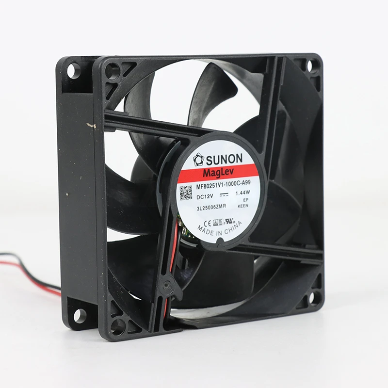 MF80251V1-1000U-A99 | SUNON 12V 1.44W 80x80x25mm 41m3/h DC Axial Fan for Telecommunications