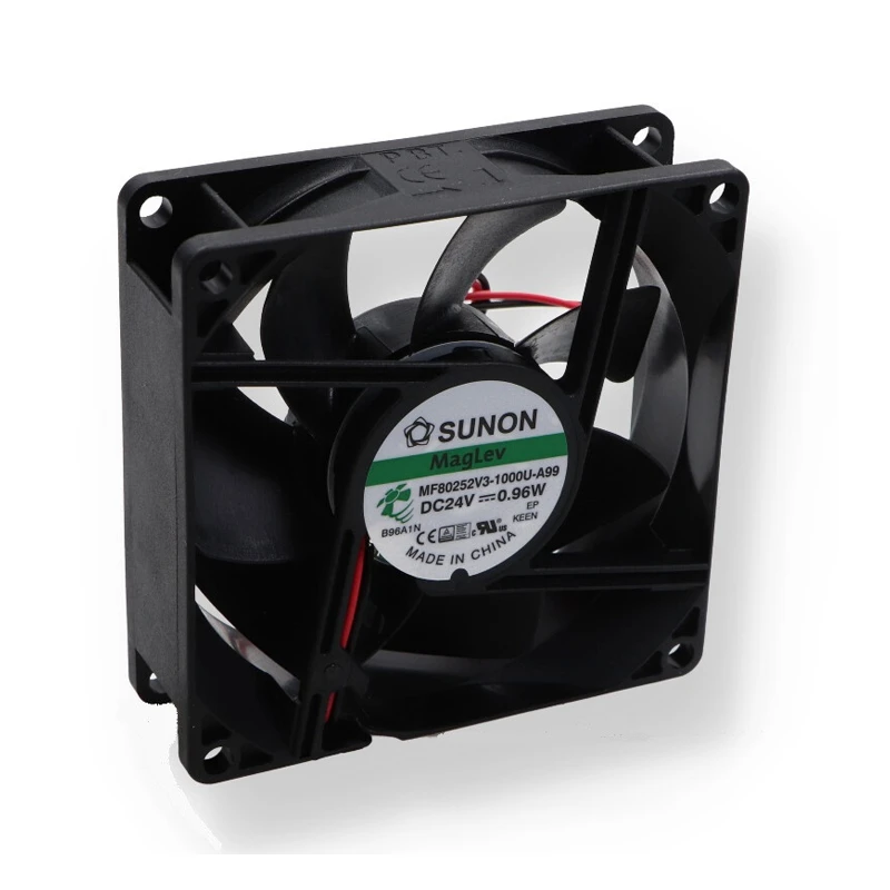 MF80252V3-1000U-A99 | SUNON 24V 0.96W 80x80x25mm 56.1m3/h DC Axial Fan for Telecommunications