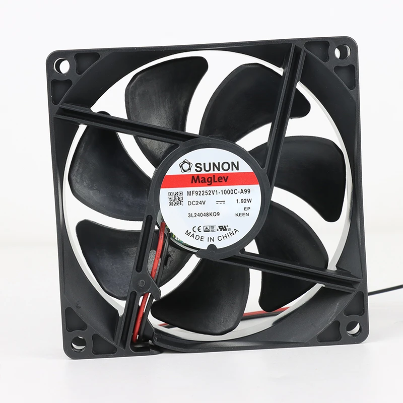 MF92252V1-1000U-A99 | SUNON 24V 1.92W 92x92x25mm 51.5m3/h DC Axial Fan for Telecommunications