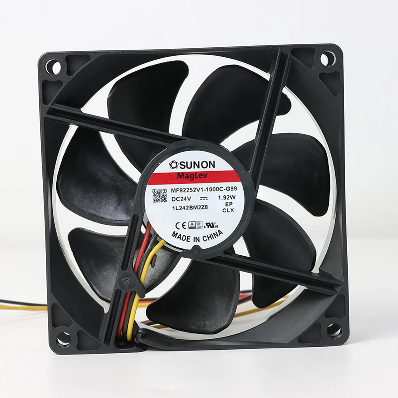 MF92252V1-1000U-G99 | SUNON 24V 1.92W 92x92x25mm 51.5m3/h DC Axial Fan for Telecommunications