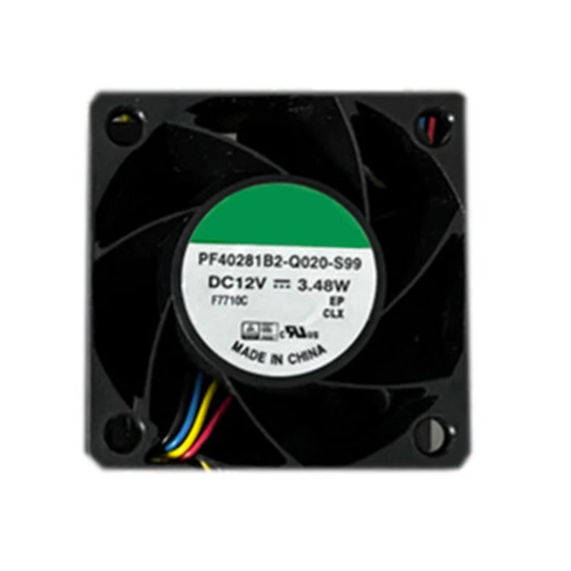 PF40281B2-Q020-S99 | SUNON 12V 2.64W 40x40x28mm 30.6m3/h DC Axial Fan for Industrial Cooling