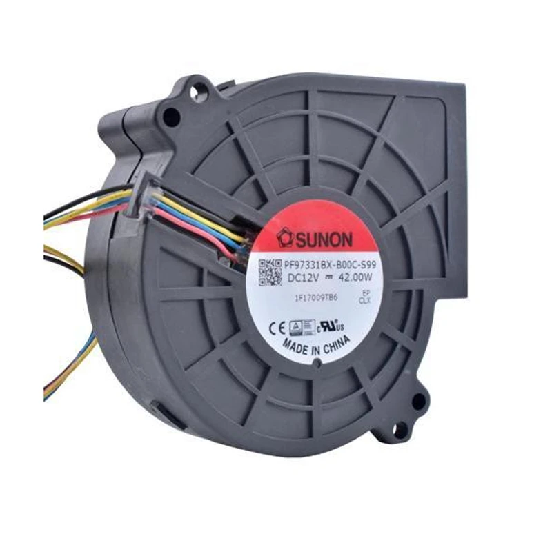 PF97331BX-B00U-S99 | SUNON 12V 4.2W 97x95x33mm DC Centrifugal Blower for Industrial Cooling