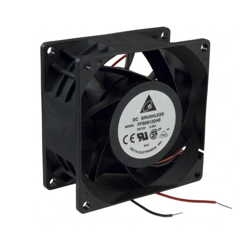PFB0812DHE | Delta Electronics 12VDC 33W Axial Fan for Industrial Control Cabinet Cooling