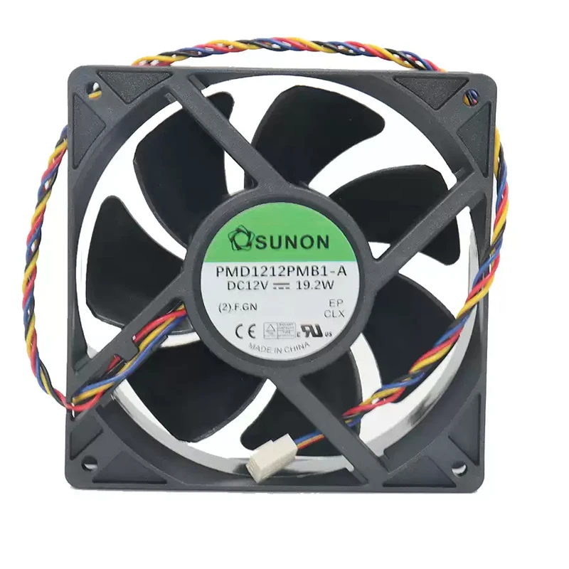 PMD1212PMB1-A | SUNON 12V 19.2W 120x120x38mm 322.8m3/h DC Axial Fan for Industrial Cooling