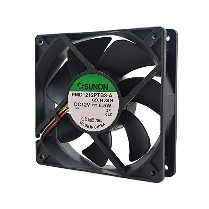 PMD1212PTB3-A | SUNON 12V 6.5W 120x120x25mm 203.9m3/h DC Axial Fan for Industrial Cooling