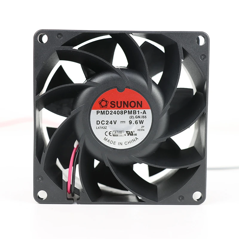 PMD2408PMB1-A (2).GN I55 | SUNON 24V 9.6W 80x80x38mm 5700rpm DC Axial Fan for Industrial Cooling