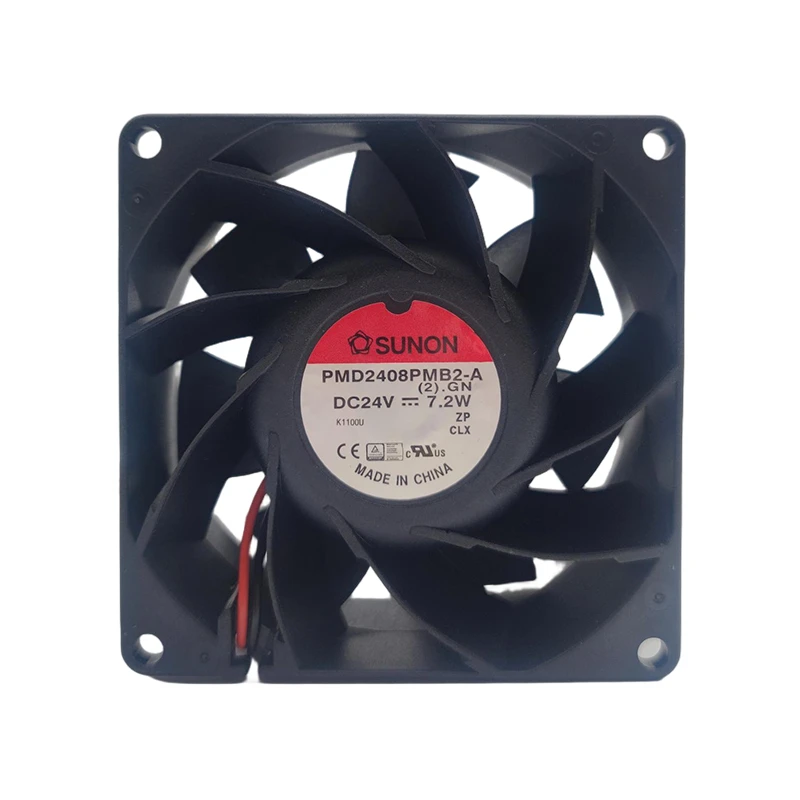 PMD2408PMB2-A (2).GN | SUNON 24V 7.2W 80x80x38mm DC Axial Fan for Industrial Cooling