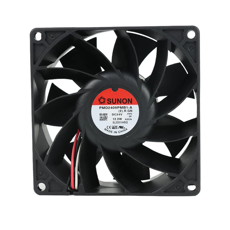 PMD2409PMB1-A (2).R.GN | SUNON 24V 12.2W 92x92x38mm 4900rpm DC Axial Fan for Industrial Cooling