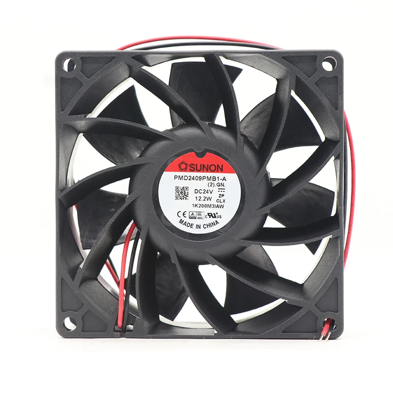 PMD2409PMB1-A.GN | SUNON 24V 12.2W 92x92x38mm 204.2m3/h DC Axial Fan for Industrial Cooling