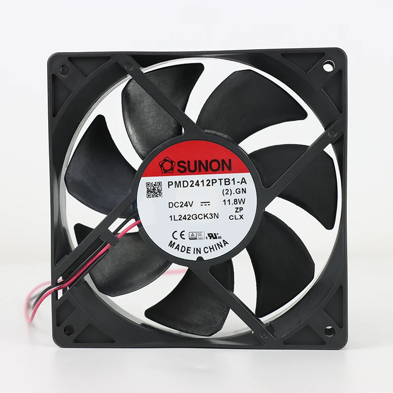 PMD2412PTB1-A | SUNON 24V 11.8W 120x120x25mm DC Axial Fan for Industrial Cooling