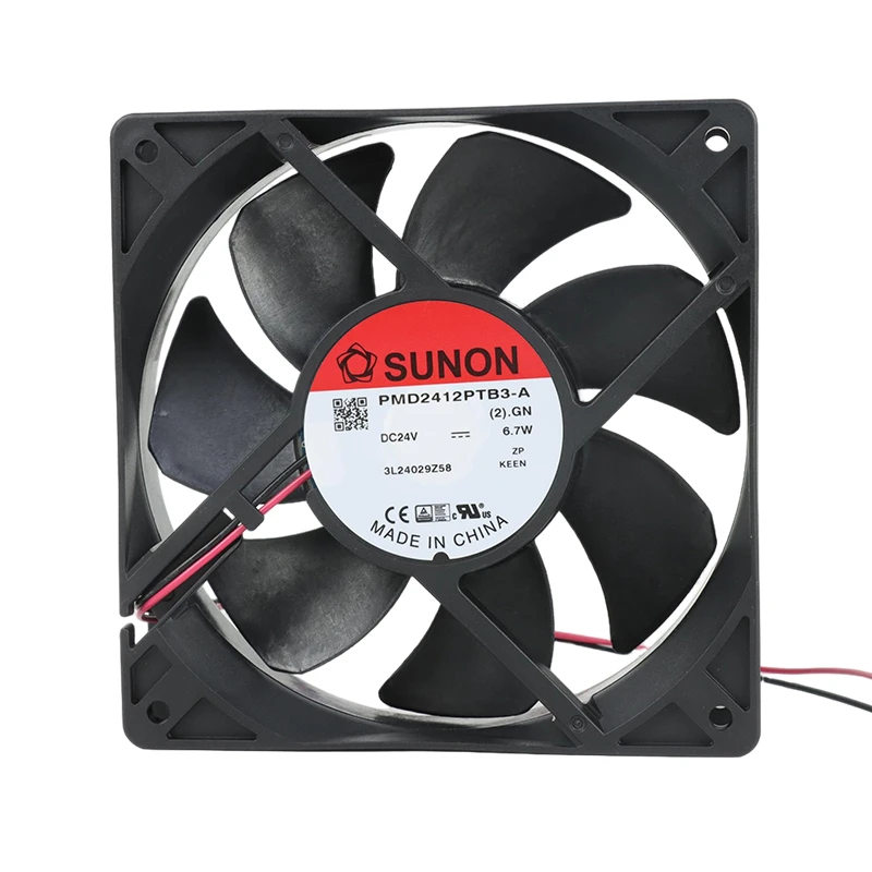 PMD2412PTB3-A (2).GN | SUNON 24V 6.7W 120x120x25mm 120m3/h DC Axial Fan for Industrial Cooling