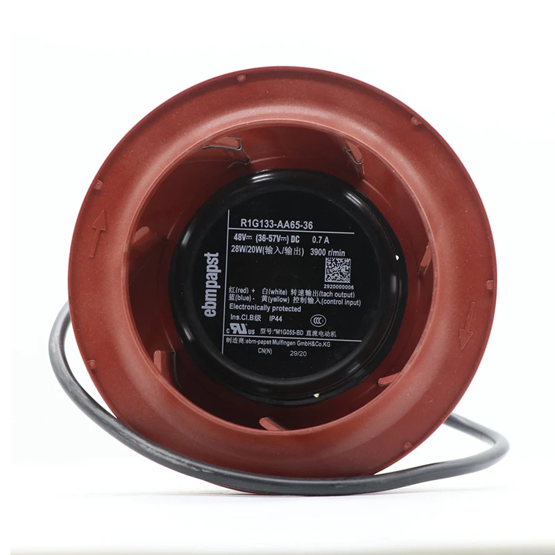 R1G133-AA65-36 | ebm-papst 48V 28W Centrifugal Fan for Telecom