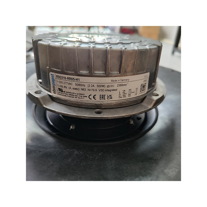 R3G310-RR05-H1 | ebm-papst 1~ 200-277V 500W Centrifugal Fan for Air Purification