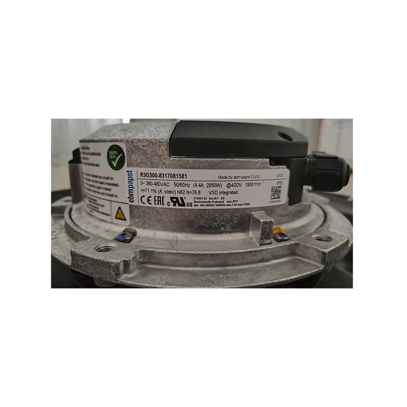 R3G500-8317081581 | ebm-papst 3~380-480V 2850W Centrifugal Fan for Data Center