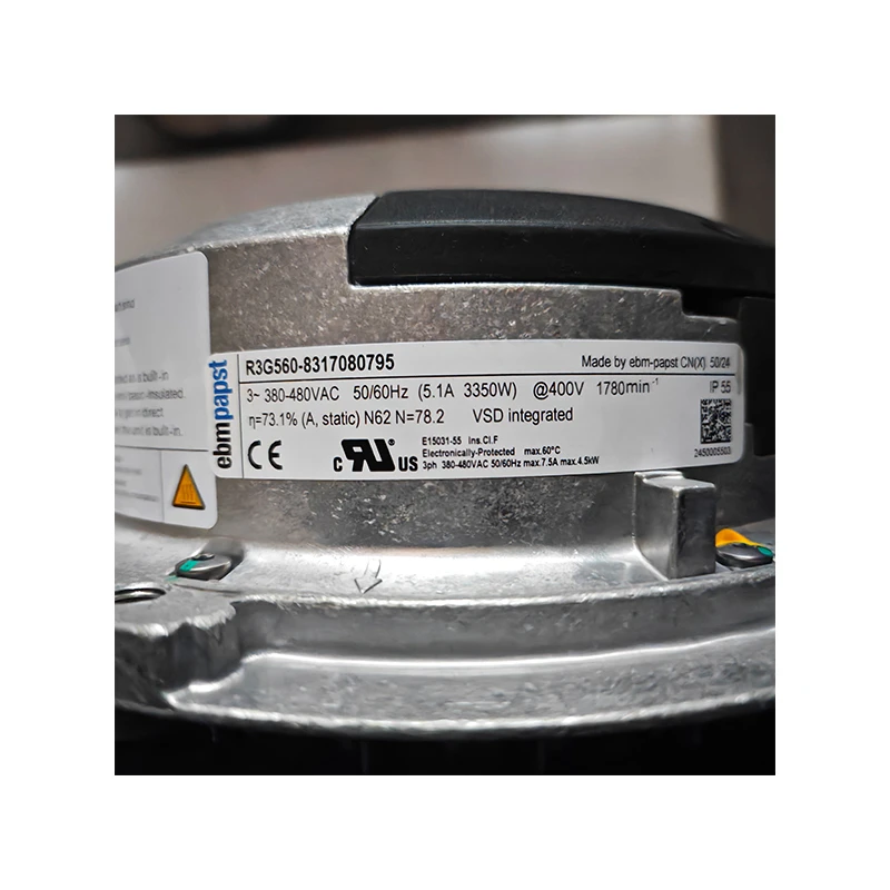 R3G560-8317080795 | ebm-papst 3~380-480V 3350W Centrifugal Fan for Data Center
