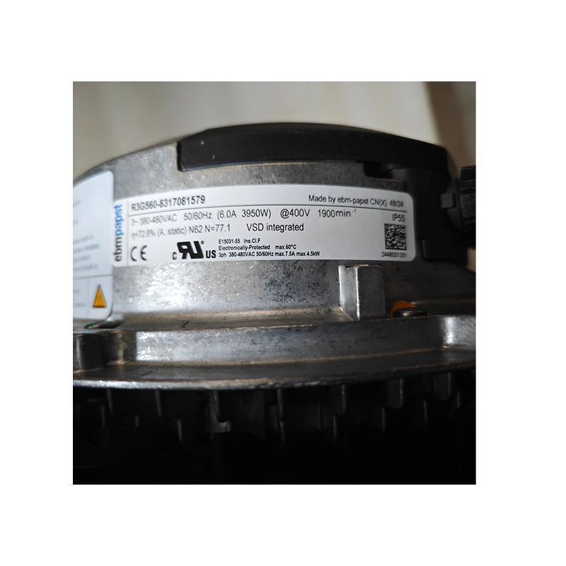 R3G560-8317081579 | ebm-papst 3~380-480V 3950W Centrifugal Fan for Data Center