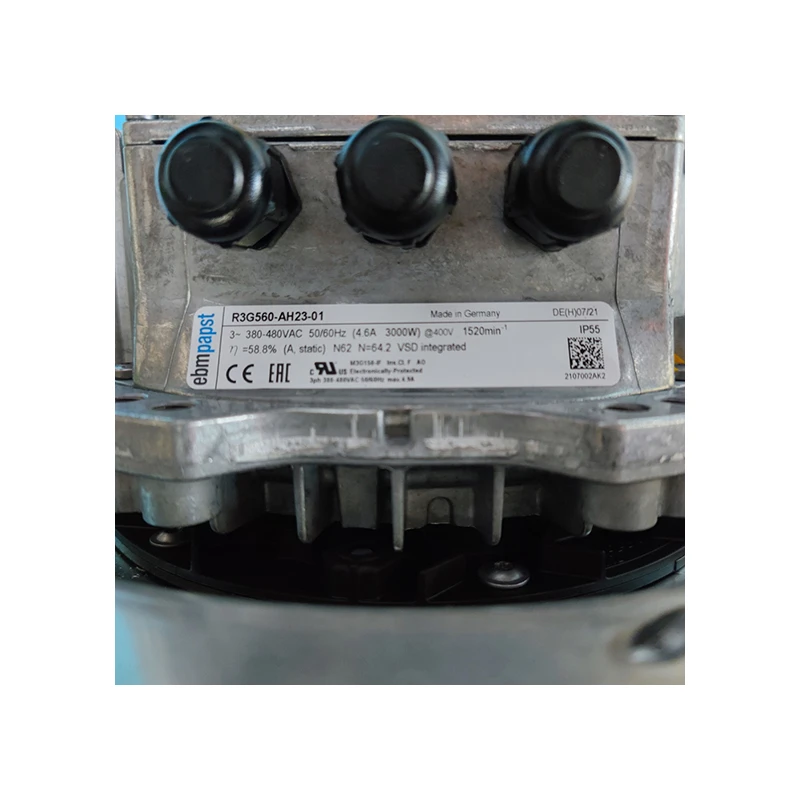R3G560-AH23-01 | ebm-papst 3~380-480V 3000W Centrifugal Fan for Air Purification