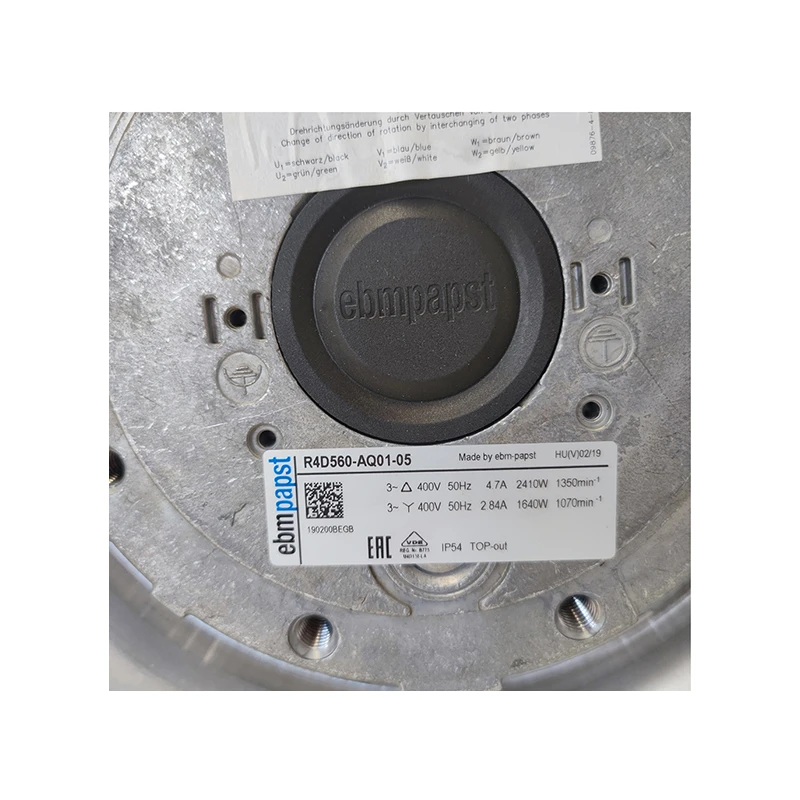 R4D560-AQ01-05 | ebm-papst 400V 2410W Centrifugal Fan for Automation