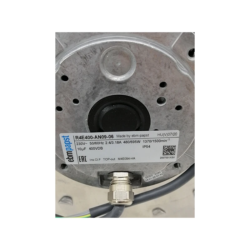 R4E400-AN09-06 | ebm-papst 230V 480W Centrifugal Fan for Automation