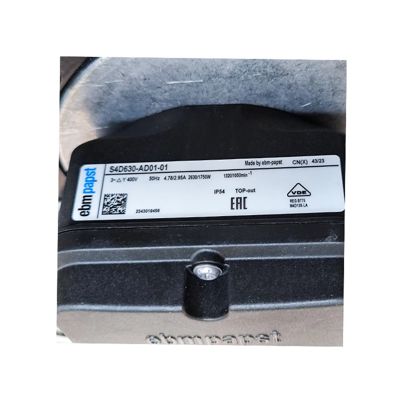 S4D630-AD01-01 | ebm-papst 400V 2630W AC Axial Fan for Refrigeration Cooling