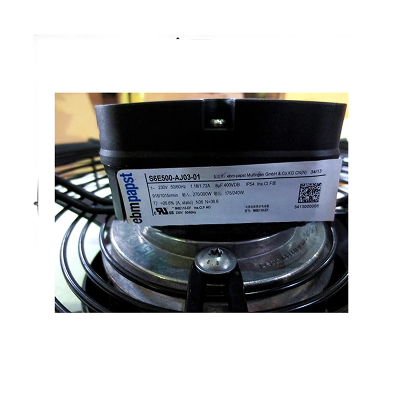 S6E500-AJ03-01 | ebm-papst 230V 390W AC Axial Fan for Air Handling Cooling