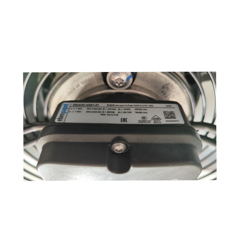 S8D630-AN01-01 | ebm-papst 480V 270W AC Axial Fan for Air Handling Cooling