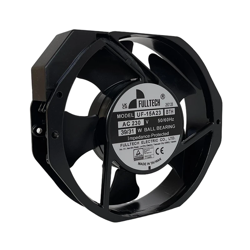 UF-15A23BTH | Fulltech 230VAC 31W AC Axial Fan for Control Cabinet and Power Supply Cooling