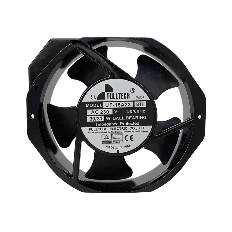 UF-15A23BTH | Fulltech 230VAC 31W AC Axial Fan for Control Cabinet and Power Supply Cooling