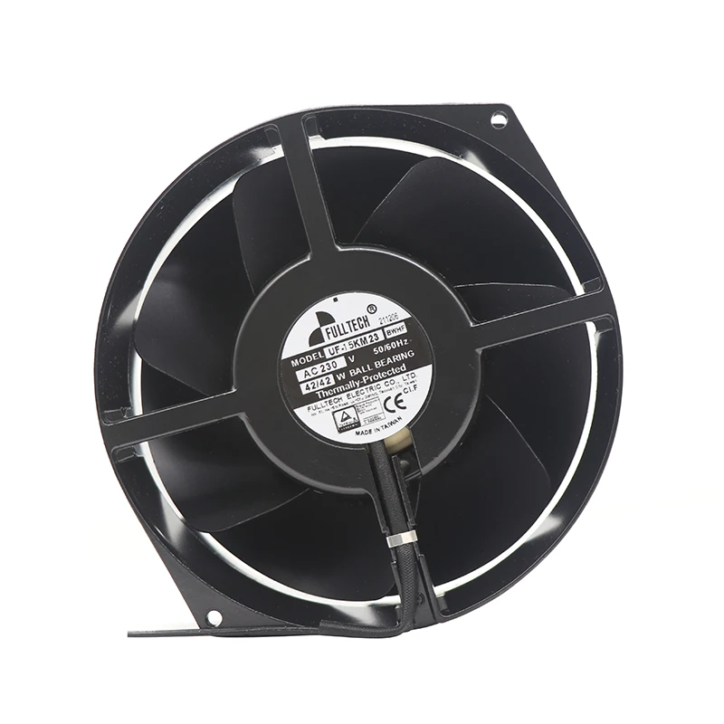 UF-15KM23BWHF | Fulltech 230VAC 42W AC Axial Fan for Control Cabinet and Power Supply Cooling