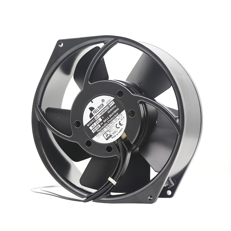 UF-15KMR23 BWHF | Fulltech 230VAC 45W AC Axial Fan for Control Cabinet and Power Supply Cooling