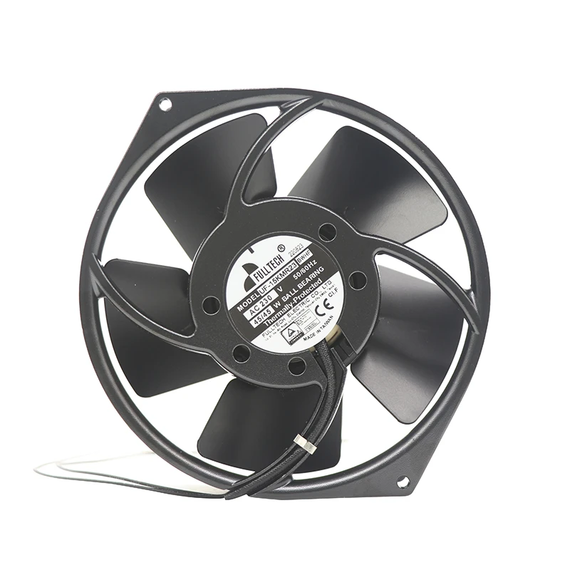 UF-15KMR23 BWHF | Fulltech 230VAC 45W AC Axial Fan for Control Cabinet and Power Supply Cooling
