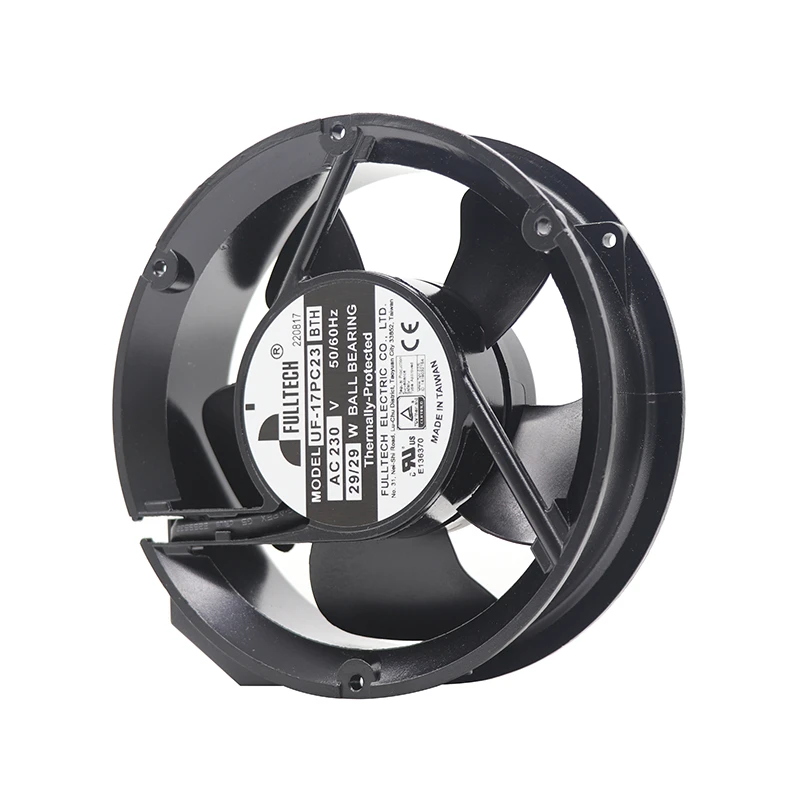 UF-17PC23BTH | Fulltech 230VAC 29W AC Axial Fan for HVAC and Industrial Equipment Cooling