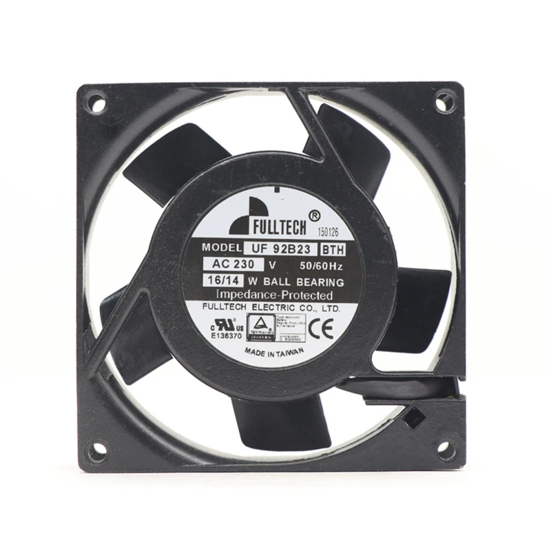 UF-92B23BTH | Fulltech 230VAC 16W AC Axial Fan for Control Cabinet and Power Supply Cooling