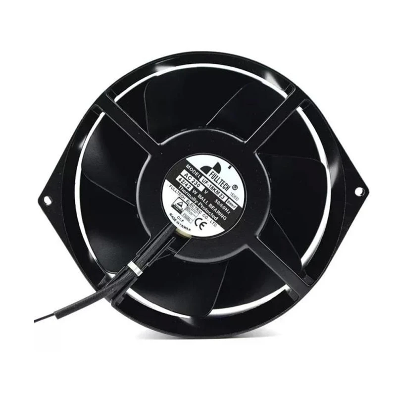 UF-15KM23BWHF | Fulltech 230VAC 42W AC Axial Fan for Control Cabinet and Power Supply Cooling