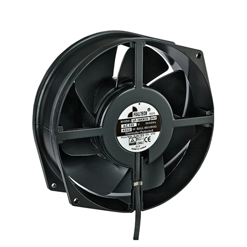 UF-15KM23BWHF | Fulltech 230VAC 42W AC Axial Fan for Control Cabinet and Power Supply Cooling
