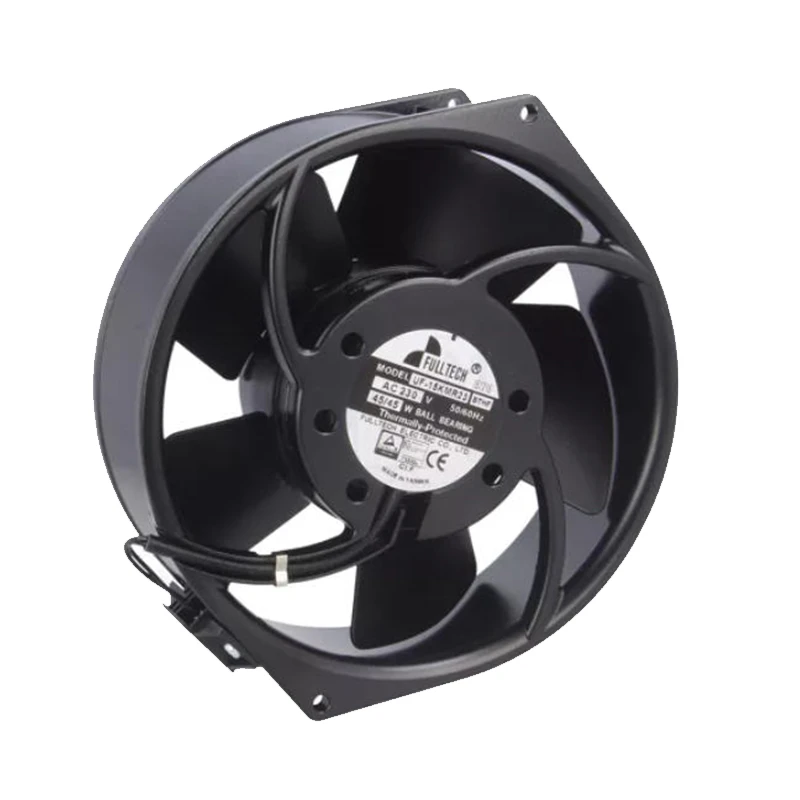 UF-15KMR23 BWHF | Fulltech 230VAC 45W AC Axial Fan for Control Cabinet and Power Supply Cooling