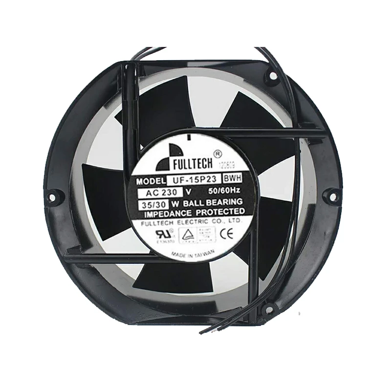 UF-15P23BWH | Fulltech 230VAC 30W AC Axial Fan for Control Cabinet and Power Supply Cooling