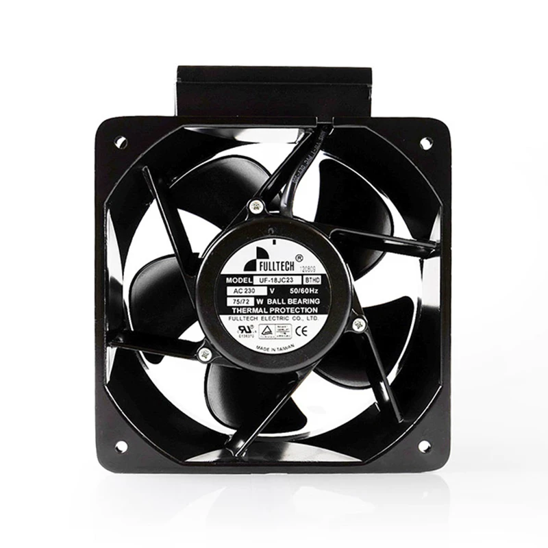UF-18JC23BTHD | Fulltech 230VAC 72W AC Axial Fan for HVAC and Industrial Equipment Cooling